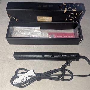Wavytalk Airflow Hair Straightener & Curling Iron – Black | Adjustable Heat